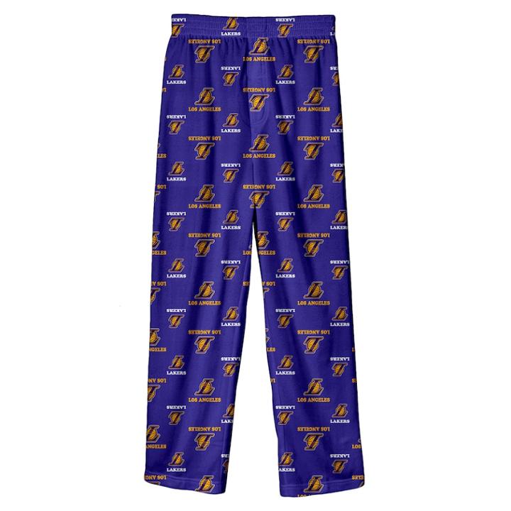 Boys 8-20 Los Angeles Lakers Team Lounge Pants, Size: L 14-16, Purple