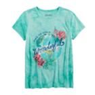 Girls 7-16 & Plus Size Mudd&reg; Graphic Tee, Size: 10, White