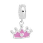 Disney Princess Sterling Silver Crown Charm, Women's, Grey