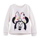 Disney's Minnie Mouse Girls 4-10 High-low Fleece Pullover By Jumping Beans&reg;, Size: 10, White Oth