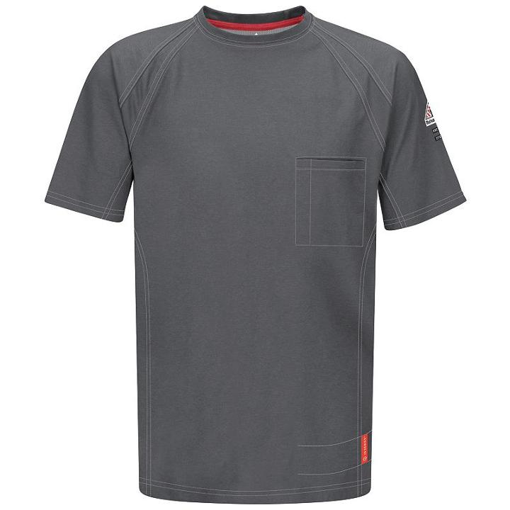 Men's Bulwark Fr Iq Series&trade; Comfort Knit Tee, Size: Xxl, Grey