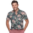 Men's Sonoma Goods For Life&trade; Slim-fit Poplin Button-down Shirt, Size: Xxl, Black