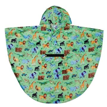 Wildkin Olive Kids Print Poncho - Kids 4-7, Boy's, Size: S(4-7), Green
