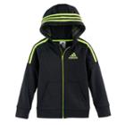 Boys 4-7x Adidas Hooded Jacket, Size: 5, Grey (charcoal)