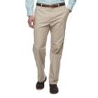 Big & Tall Croft & Barrow&reg; Relaxed-fit Easy-care Stretch Pleated Khaki Pants, Men's, Size: 48x29, Dark Beige