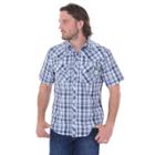 Big & Tall Dickies Western Plaid Button-down Shirt, Men's, Size: L Tall, Blue