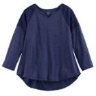 Girls 7-16 & Plus Size So&reg; Crochet Lace Shoulder Top, Size: 14 1/2, Blue