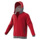 Big & Tall Adidas Everyday Attack Colorblock Full-zip Hoodie, Men's, Size: 4xl Tall, Med Red