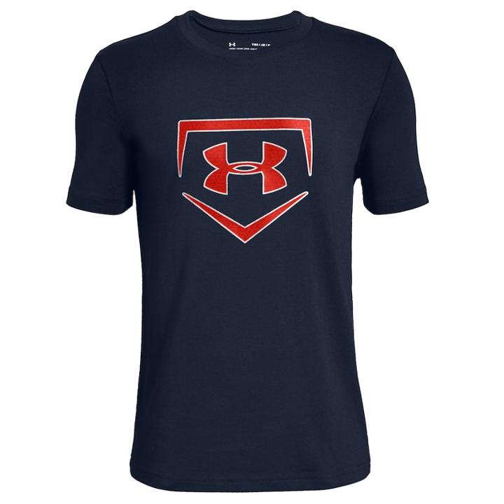 Boys 8-20 Under Armour Plate Icon Tee, Size: Medium, Dark Blue