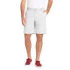 Men's Izod Saltwater Classic-fit Stretch Performance Shorts, Size: 30, Light Grey