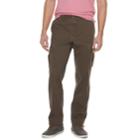 Men's Sonoma Goods For Life&trade; Modern-fit Stretch Cargo Pants, Size: 38x30, Brown