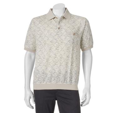 Men's Safe Harbor Classic-fit Banded-bottom Polo, Size: Xxl, Natural