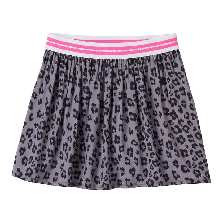 Girls 7-16 & Plus Size So&reg; Challis Skater Skirt, Girl's, Size: 20 1/2, Silver