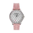 Juicy Couture Women's Gwen Crystal Heart Watch, Size: Medium, Pink