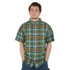 Men's Stanley Classic-fit Madras Plaid Casual Button-down Shirt, Size: Xxl, Blue