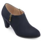 Journee Collection Sanzi Women's Ankle Boots, Size: Medium (7), Blue (navy)
