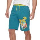Men's Nickelodeon Character Jams Shorts, Size: Xl, Blue
