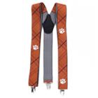 Men's Clemson Tigers Oxford Suspenders, Orange