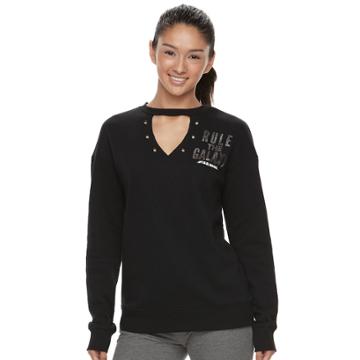 Juniors' Her Universe Star Wars Rule The Galaxy Cutout Sweatshirt, Teens, Size: Small, Black