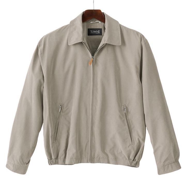 Big & Tall Towne By London Fog Microfiber Golf Jacket, Men's, Size: 3xl, Grey