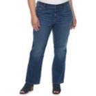 Plus Size Sonoma Goods For Life&trade; Curvy Fit Bootcut Jeans, Women's, Size: 22w Petite, Med Blue