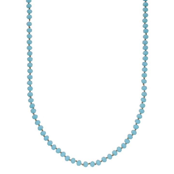 Blue Bead Long Necklace, Women's, Light Blue