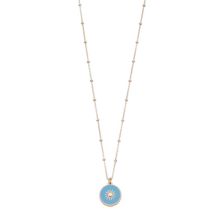 Lc Lauren Conrad Blue Sun Pendant Necklace, Women's