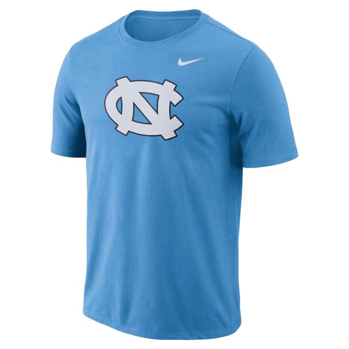 Men's Nike North Carolina Tar Heels Logo Tee, Size: Small, Blue