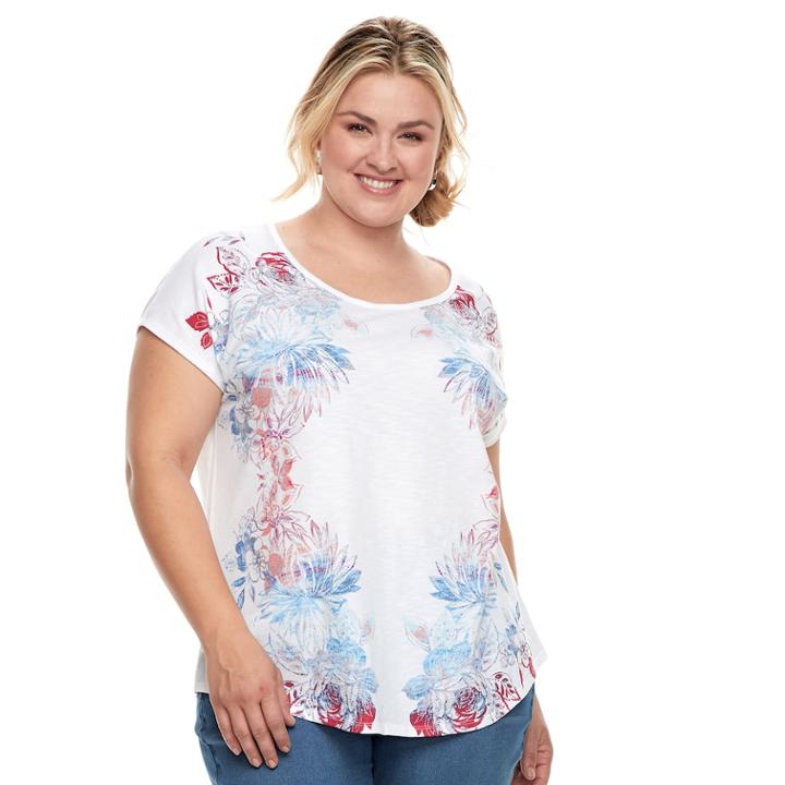 Plus Size Sonoma Goods For Life&trade; Dolman Top, Women's, Size: 2xl, Dark Blue