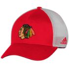 Adult Adidas Chicago Blackhawks Mesh-back Structured Flex-fit Cap, Men's, Size: S/m, Multicolor