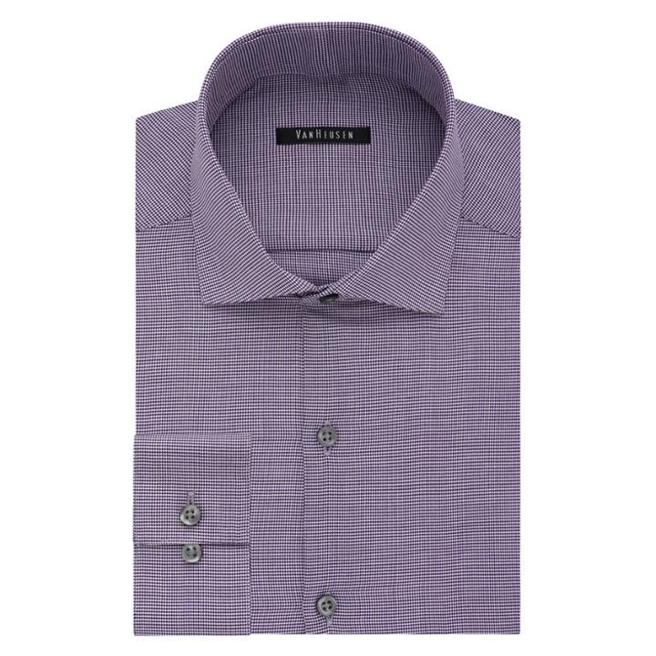 Big & Tall Van Heusen Slim-fit Wrinkle-free Dress Shirt, Men's, Size: 18 34/5b, Purple Oth