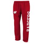 Boys 8-20 Wisconsin Badgers Tailgate Fleece Pants, Boy's, Size: Xl(18/20), Red
