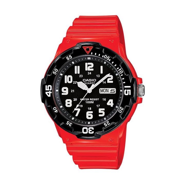Casio Unisex Classic Watch, Orange