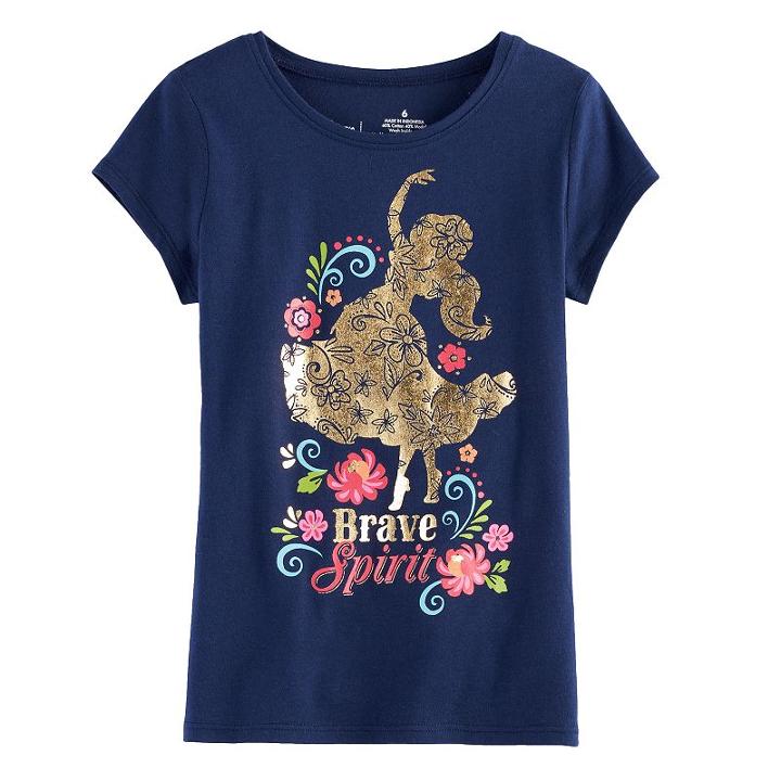 Disney's Elena Of Avalor Girls 4-7 Brave Spirit Graphic Tee By Jumping Beans&reg;, Size: 4, Blue