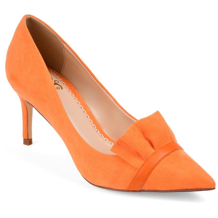 Journee Collection Journee Collection Marek Women's High Heels, Size: Medium (11), Orange