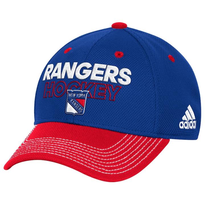 Adult Adidas New York Rangers Locker Room Flex-fit Cap, Men's, Size: L/xl, Ran Blue