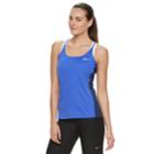 Women's Nike Dri-fit Mesh Racerback Tank Top, Size: Xl, Med Blue