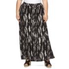 Plus Size French Laundry Printed Maxi Skirt, Women's, Size: 1xl, Silver
