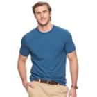 Big & Tall Sonoma Goods For Life&trade; Flexwear Tee, Men's, Size: L Tall, Blue (navy)