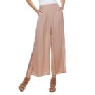 Women's Jennifer Lopez Vented Wide-leg Soft Pants, Size: Medium, Med Beige