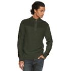 Men's Rock & Republic Plated Mockneck Sweater, Size: Xl, Green