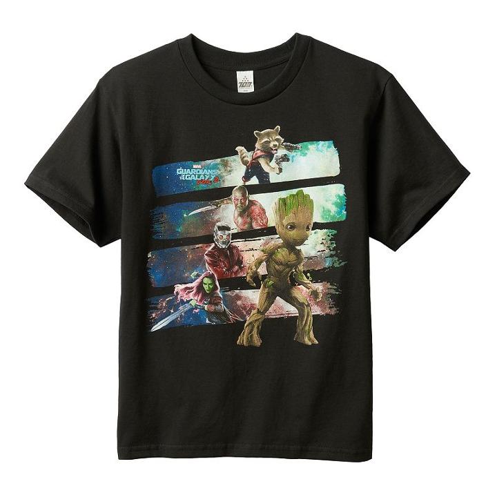 Boys 8-20 Marvel Guardians Of The Galaxy Vol. 2 Tee, Boy's, Size: Xl, Black