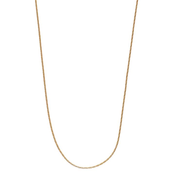 24k Gold Bonded Sterling Silver Popcorn Chain Necklace - 24 In, Women's, Size: 24, Yellow