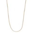 24k Gold Bonded Sterling Silver Popcorn Chain Necklace - 24 In, Women's, Size: 24, Yellow