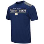 Men's Campus Heritage Notre Dame Fighting Irish Rival Heathered Tee, Size: Medium, Blue (navy)