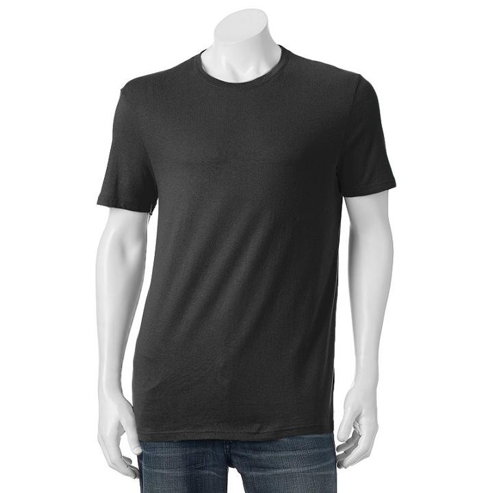 Big & Tall Sonoma Goods For Life&trade; Everyday Tee, Men's, Size: 3xb, Black