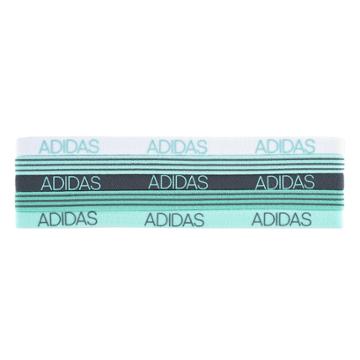 Women's Adidas Creator Plus 5-pk. Solids And Stripes Headband Set, Aqua Green White