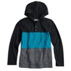 Boys 8-20 Urban Pipeline&reg; Colorblock Hooded Tee, Size: Medium, Med Blue