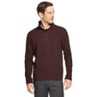 Men's Van Heusen Ottoman Flex Quarter-zip Knit Top, Size: Small, Brt Red