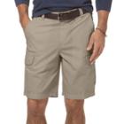 Men's Chaps Ripstop Cargo Shorts, Size: 42, Lt Beige